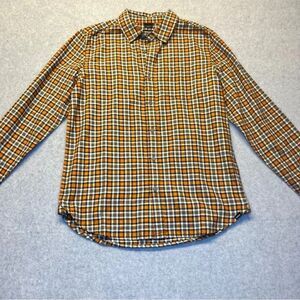 Prana Men’s Los Feliz Flannel Shirt Slim Fit Pecan Pie Everyday Essential New S